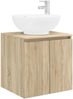 vidaXL Badezimmerschrank-Set 5 pcs Sonoma-Eiche Holzwerkstoff 3406489 Bild 4