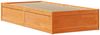 vidaXL Massivholzbett mit Kopfteil Wachsbraun 100x200 cm Kiefer 3307091 Bild 5
