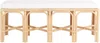 Vente-unique - LUMANIO Sitzbank Rattan Beige - B 42 cm x H 46 cm x L 120 cm Bild 2