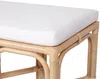 Vente-unique - LUMANIO Sitzbank Rattan Beige - B 42 cm x H 46 cm x L 120 cm Bild 4