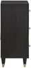 Sideboard, Kommode mit Regal Schwarz 40 x 33 x 75 cm Massivholz Mango j2050p Bild 4