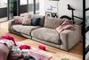 KAWOLA Sofa MADELINE 3-Sitzer Cord taupe 85 x 127 x 290 cm Bild 2