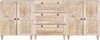 vidaXL Sideboard 3 pcs Weiß 180 x 33,5 x 75 cm massives Mangoholz 3310071 Bild 5