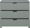 Kommode >Bonnie< in pine green matt lack - 81x80x45cm (BxHxT) Bild 2