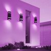 LED RGB Wandleuchte aus Edelstahl für Ihren Garten Bild 3