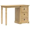 vidaXL Schminktisch Corona 110x47x75 cm Massivholz Kiefer 4005685 Bild 2