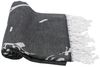 Hamamtuch Strandtuch schwarz ca. 100x170 cm | Marmor Bild 3