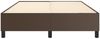 Boxspringbett Braun 140x190 cm Kunstleder [3125866] Bild 5