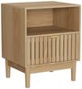 OKWISH Nachttisch für Schlafzimmer, Wohnzimmer (mit einer Schublade, 1-St, 45 x 39 x 56,5 cm) Bild 2