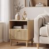 OKWISH Nachttisch für Schlafzimmer, Wohnzimmer (mit einer Schublade, 1-St, 45 x 39 x 56,5 cm) Bild 4
