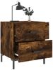 vidaXL Nachttische 2 Stk. Räuchereiche 40x35x47,5 cm Holzwerkstoff 827319 Bild 4