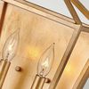 Elstead Stinson Wandleuchte 2-flammig Messing gealtert Bild 3