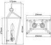 Elstead Stinson Wandleuchte 2-flammig Messing gealtert Bild 5