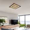 LED Deckenleuchte, Metall, Schwarz champagnerfarben, L 48 cm Bild 2