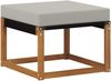 vidaXL Outdoor-Sofagarnitur mit Kissen 6 pcs Natürlich und Hellgrau 3382123 Bild 4