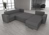 AX LIVING Ecksofas groß Lovere 314 Sofa dunkelgrau mit Schlaffunktion Bild 3