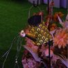 LQWELL LED Solarleuchte Solar Gießkanne mit Wasserfall Lichterkette Lampe, 2 Stück Jahrgang Solar Lanterne Garten Lampe, Warmweiß, für Hof, Path Rasen, Wege, Terrasse, Yard Deko Bild 3