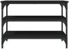 vidaXL Schuhbank Schwarz 70x38,5x49 cm Holzwerkstoff 839038 Bild 5