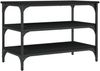 vidaXL Schuhbank Schwarz 70x38,5x49 cm Holzwerkstoff 839038 Bild 2