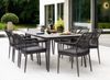 Sieger Malta Diningsessel mit Polyesterbeschichtung, Aluminium Eisengrau, 60 x 83 x 58,5 Bild 5