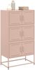 Sideboard, Kommode Rosa 68,5x38,5x123,5 cm Stahl Bild 4