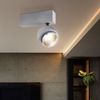 LED Deckenleuchte, grau, Beton, Spot beweglich Bild 3