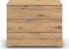 rauch Schubkastenkommode Lowboard Sideboard Schubladenkommode Kommode ASTANA (Breite 80 cm / Höhe 61 cm), mit 3 geräumigen Schubladen, Kantengriff in Alufarben MADE IN GERMANY Bild 1