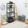 5 Ebenen Regal - Industrial Design Metallregal 61x41x170cm Schwarz Bild 3