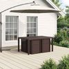 vidaXL Garten Essgruppe mit Kissen 5 pcs Braun und Taupe PP 3430061 Bild 4