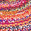 Juteteppich - ML-Indigostripy 240 x 170 cm - mehrfarbig - oval Bild 4
