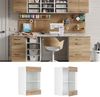 Hängeschrank R-Line Sonoma 40 cm mit Glastür Vicco Bild 2