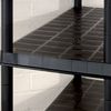vidaXL Lagerregal mit 5 Böden Schwarz 274,5x45,7x185 cm Kunststoff 3059858 Bild 5