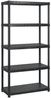 vidaXL Lagerregal mit 5 Böden Schwarz 274,5x45,7x185 cm Kunststoff 3059858 Bild 2