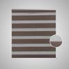 vidaXL Zebra-Rollo 120,9 x 175 cm, Stoffbreite 116,7 cm, Kaffeebraun 240217 Bild 3
