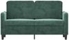 vidaXL 2-Sitzer-Sofa Dunkelgrün 120 cm Samt Bild 3