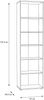 Regal >Tembi< in Old Wood Vintage - 54x197,5x34,8cm (BxHxT) Bild 5