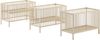 Gitter-Babybett Dino 65.4 x 124.4 x 84.4 cm Buche Natur Bild 2