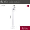 Paulmann 94833 LED Pollerleuchte Cuff Bewegungsmelder Weiss IP44 3000K Bild 4