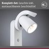 Paulmann 94833 LED Pollerleuchte Cuff Bewegungsmelder Weiss IP44 3000K Bild 3