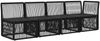 vidaXL 4-Sitzer Sofa mit linker Armlehne 4 pcs 4-Sitzanzahl Schwarz 42026716 Bild 2