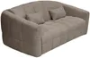 Vente-unique - RETUNA Sofa Stoff Schokoladenbraun - B 208 cm105 cm x H 90 cm x L 200 cm Bild 4