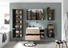 Badezimmer-Set >Memphis< (5-tlg. ) Grau / Artisan Eiche Dekor - 230x176x53 (BxHxT) Bild 4