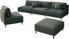 Garten Lounge Set SUN – Outdoor Möbel Set mit Sofa, Sessel und Hocker, UV-beständig und wasserabweisend Bild 2
