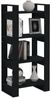 vidaXL Bücherregal/Raumteiler Schwarz 60x35x125 cm Massivholz 813888 Bild 5