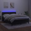 vidaXL Boxspringbett mit Matratze & LED Schwarz 140x200 cm Samt 3134347 Bild 3