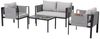 TrendLine Gartenmöbel-Set Amalfi 4-teilig Aluminium Lounge Set Sitzgruppe Bild 5
