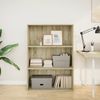 vidaXL Bücherregal Sonoma-Eiche 80x30x114 cm Holzwerkstoff 857933 Bild 3