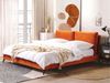 Polsterbett 'MELLE' Samtstoff Orange 180x200 cm Bild 3