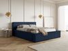 Selsey 'Affolio' Polsterbett mit Breitcord-Bezug und Stauraum, dunkelblau, 180x200 cm Bild 2