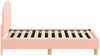 vidaXL Kinderbettgestell mit Kopfteil Rosa 70 x 140 cm Schafstoff 42010965 Bild 5